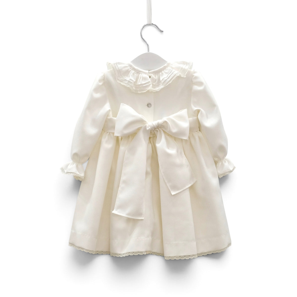 Vestido gola renda espinhado