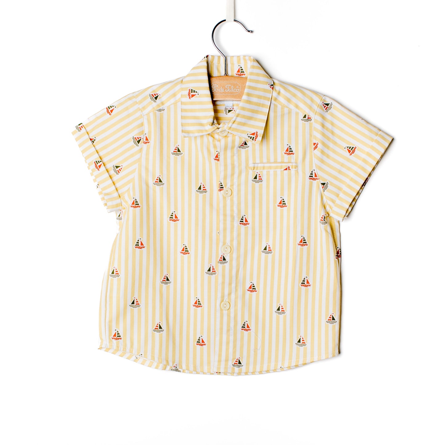Camisa rapaz barcos
