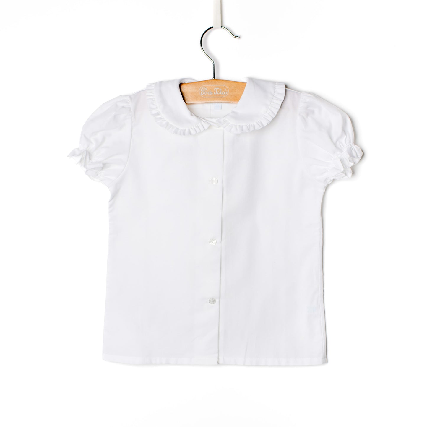 Blusa menina folho oxford
