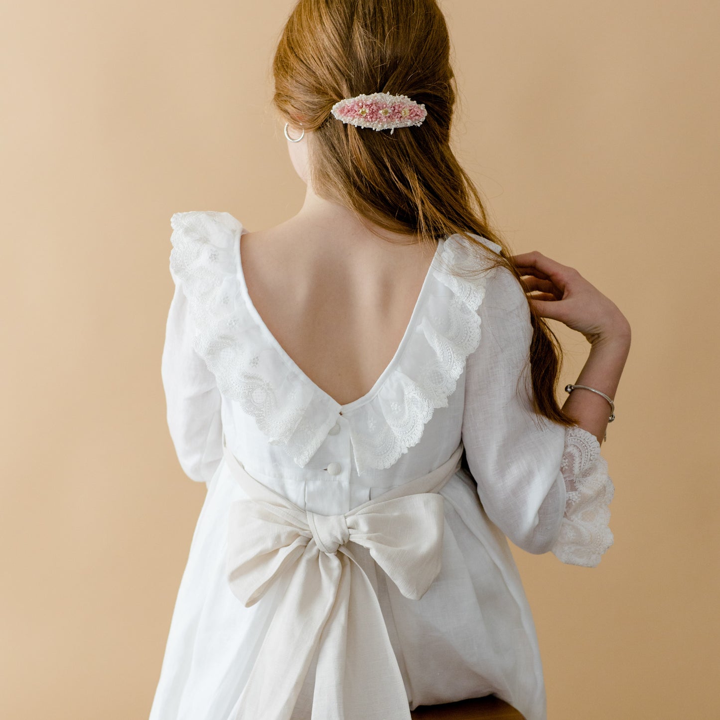 Vestido comprido machos linho