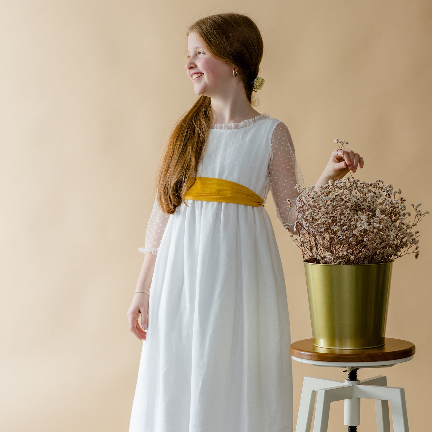 Vestido comprido linho