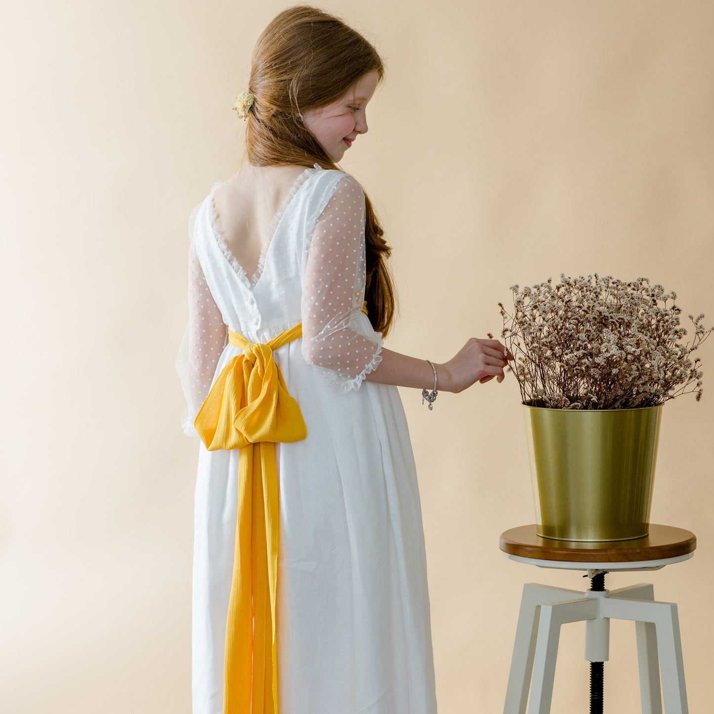Vestido comprido linho