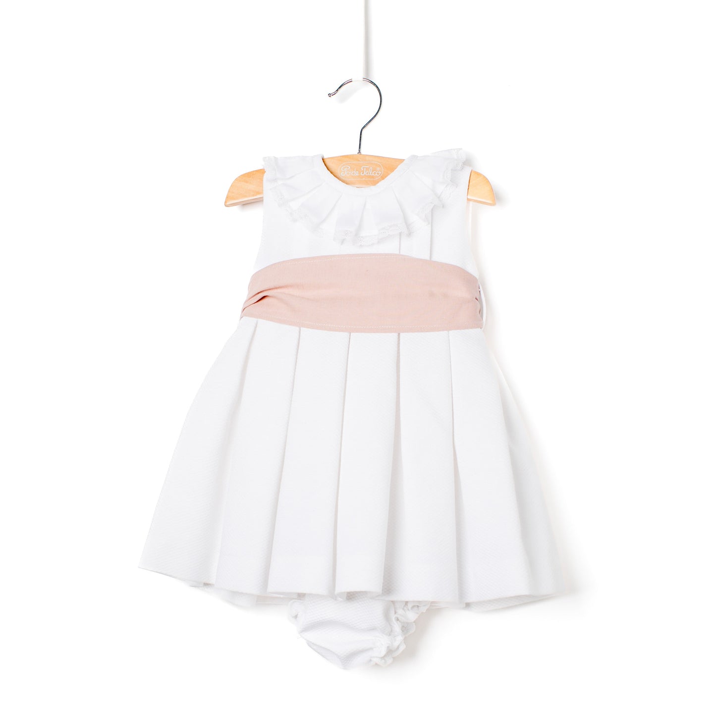 Vestido machinhos piquet