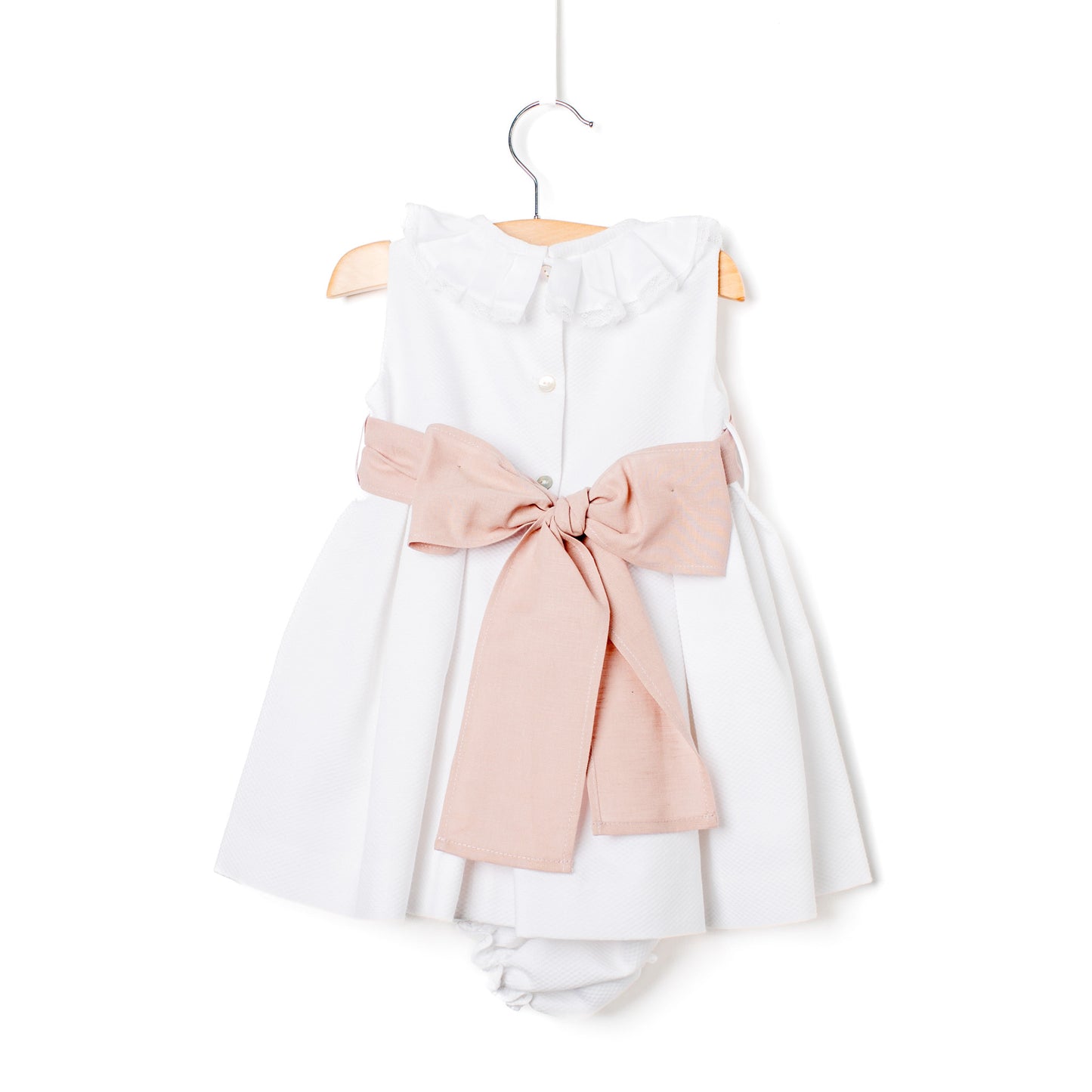Vestido machinhos piquet