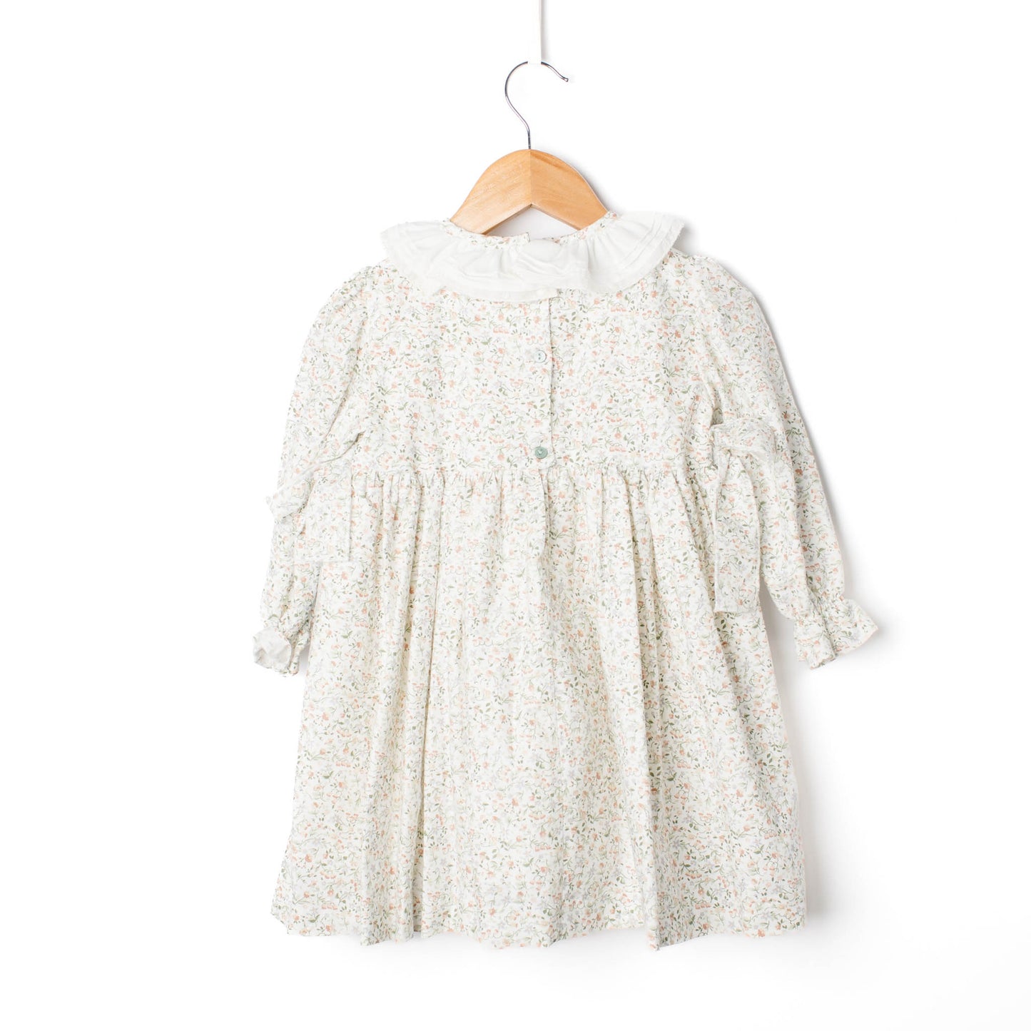 Vestido gola florzinhas