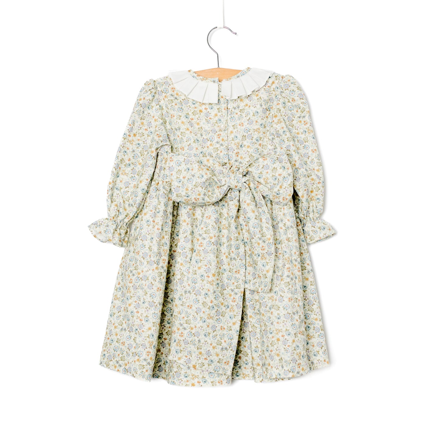 Vestido smokes florzinha
