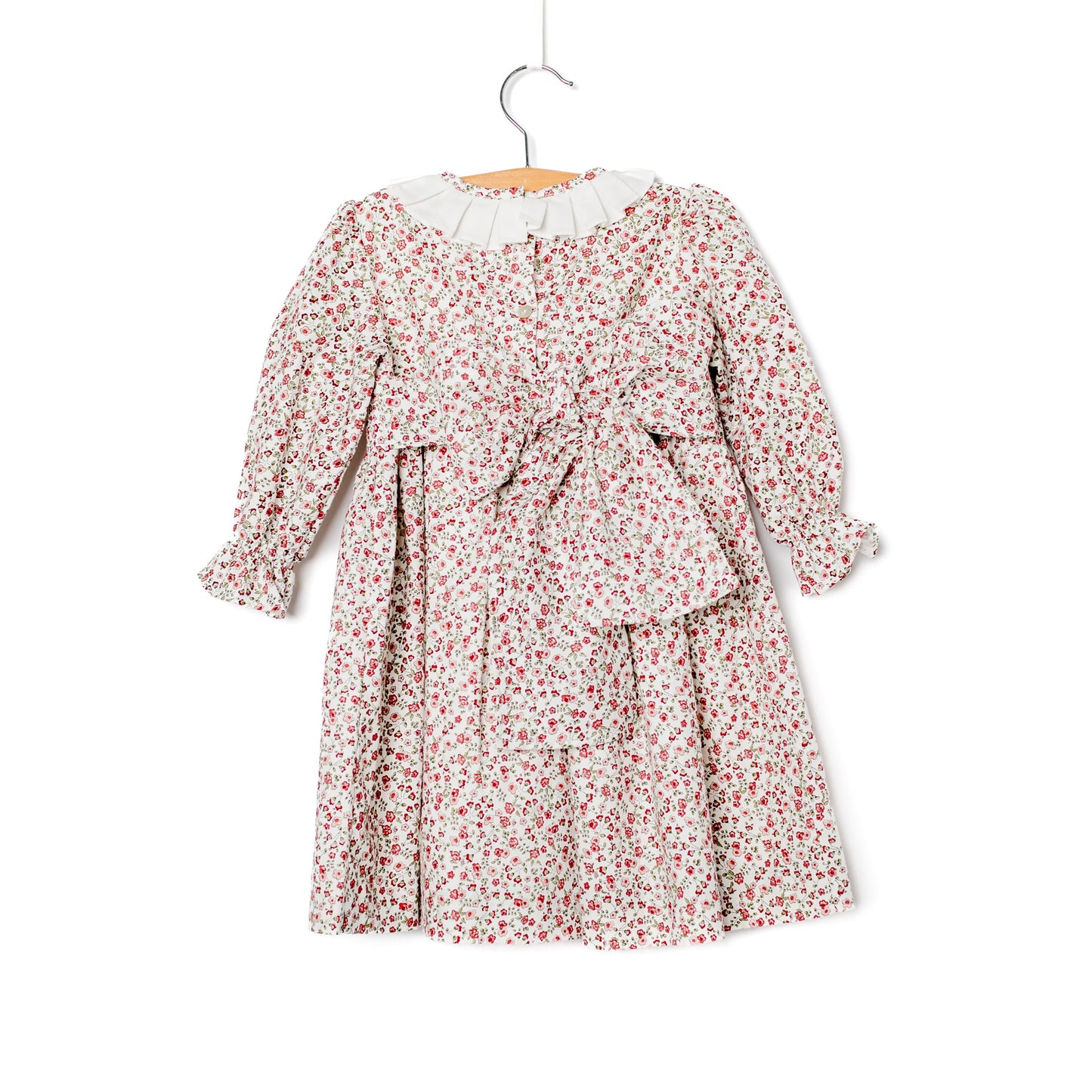 Vestido smokes florzinha