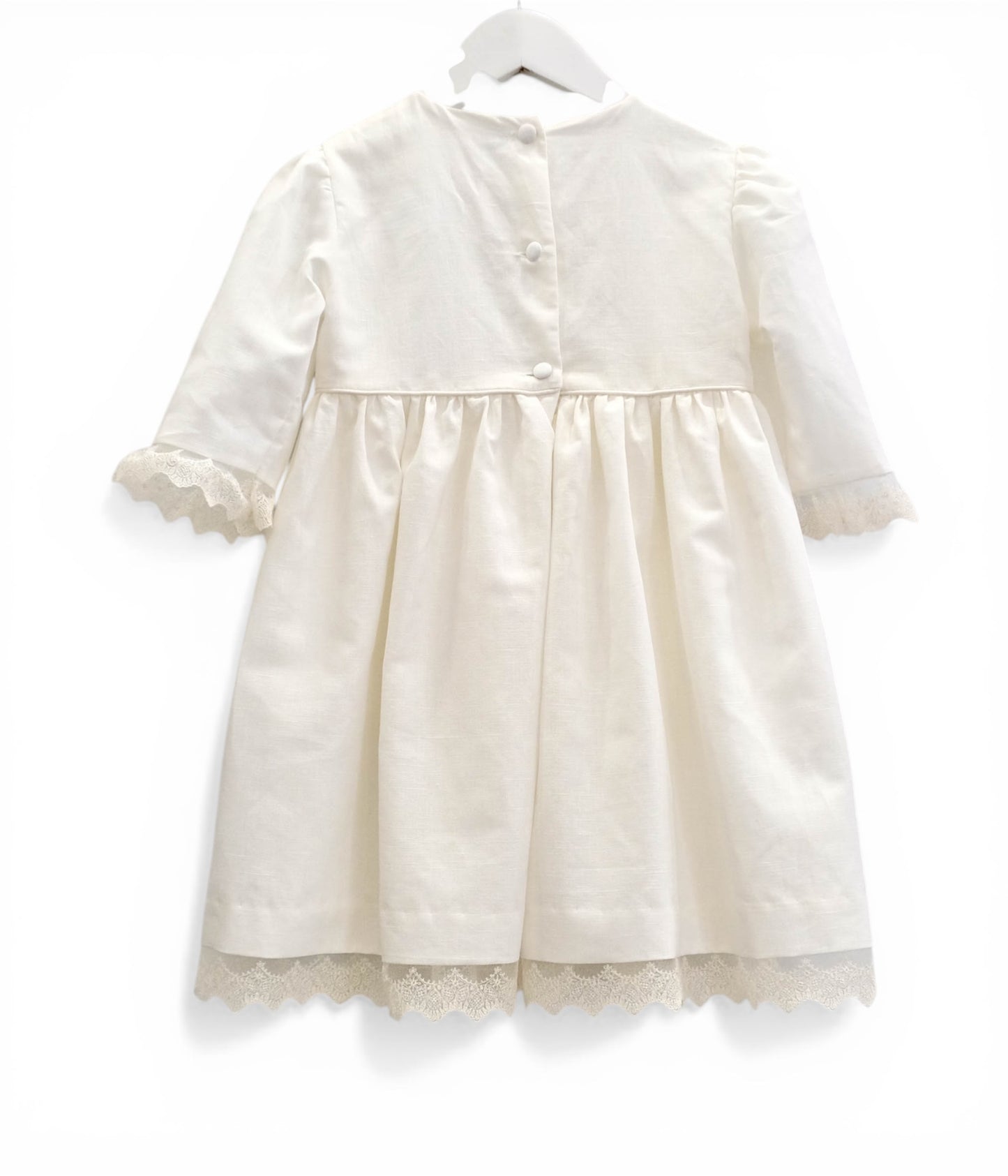 Vestido renda laço