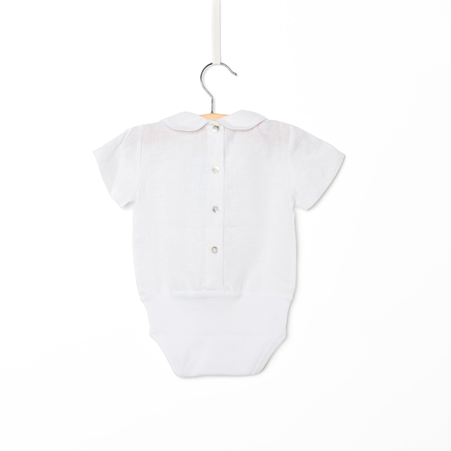 Body/camisa linho gola redonda