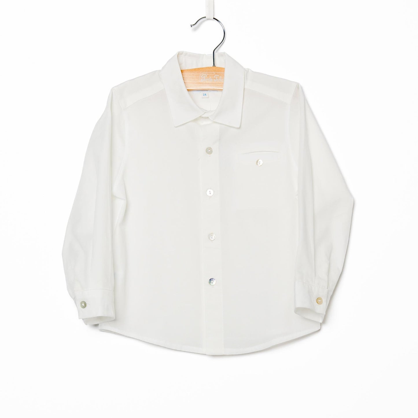 Camisa rapaz linho colarinho