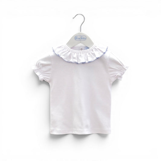 T-shirt folho picoeta menina