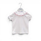 T-shirt folho picoeta menina