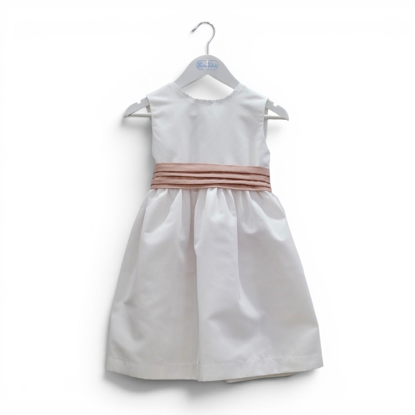 Vestido risquinha branca bordado inglês