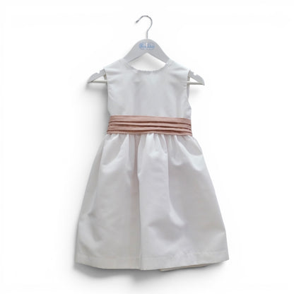 Vestido risquinha branca bordado inglês