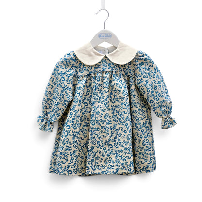 Vestido gola florzinha