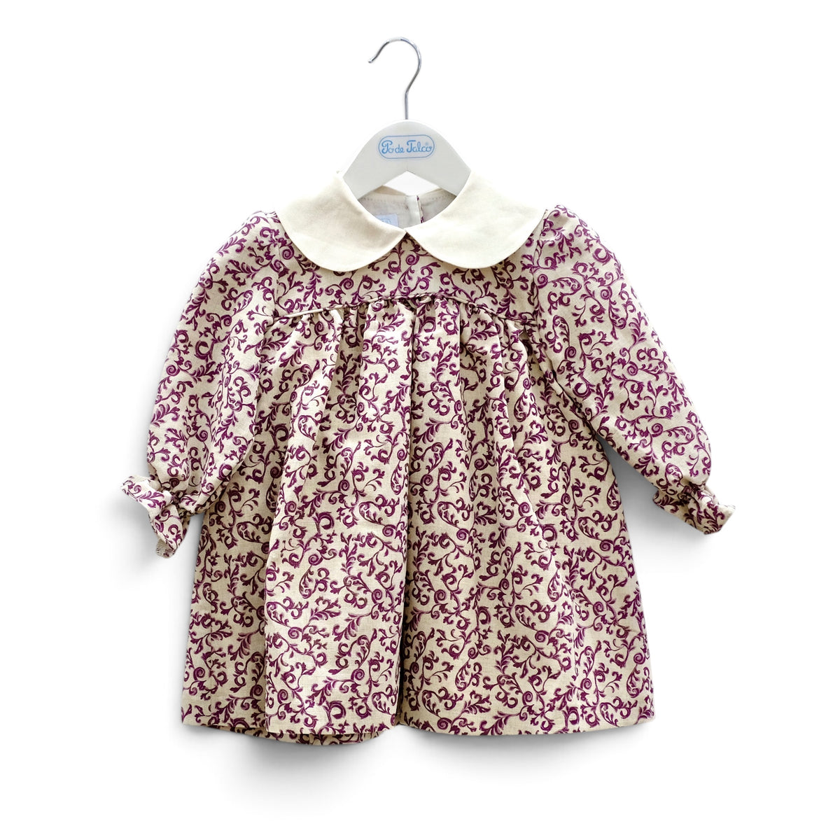 Vestido gola florzinha