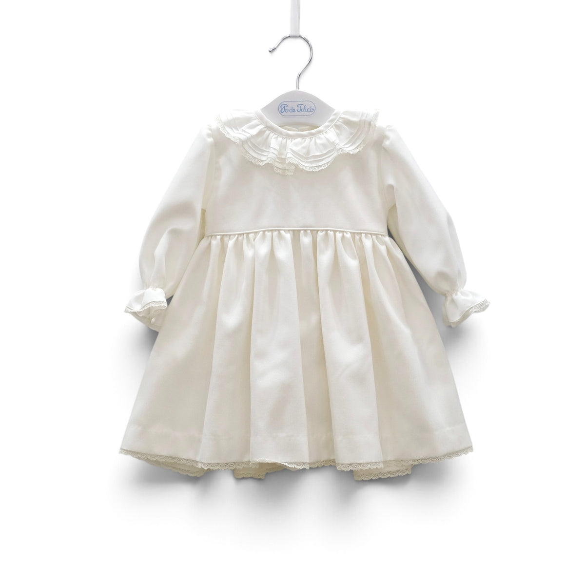 Vestido gola renda espinhado