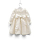 Vestido gola renda espinhado