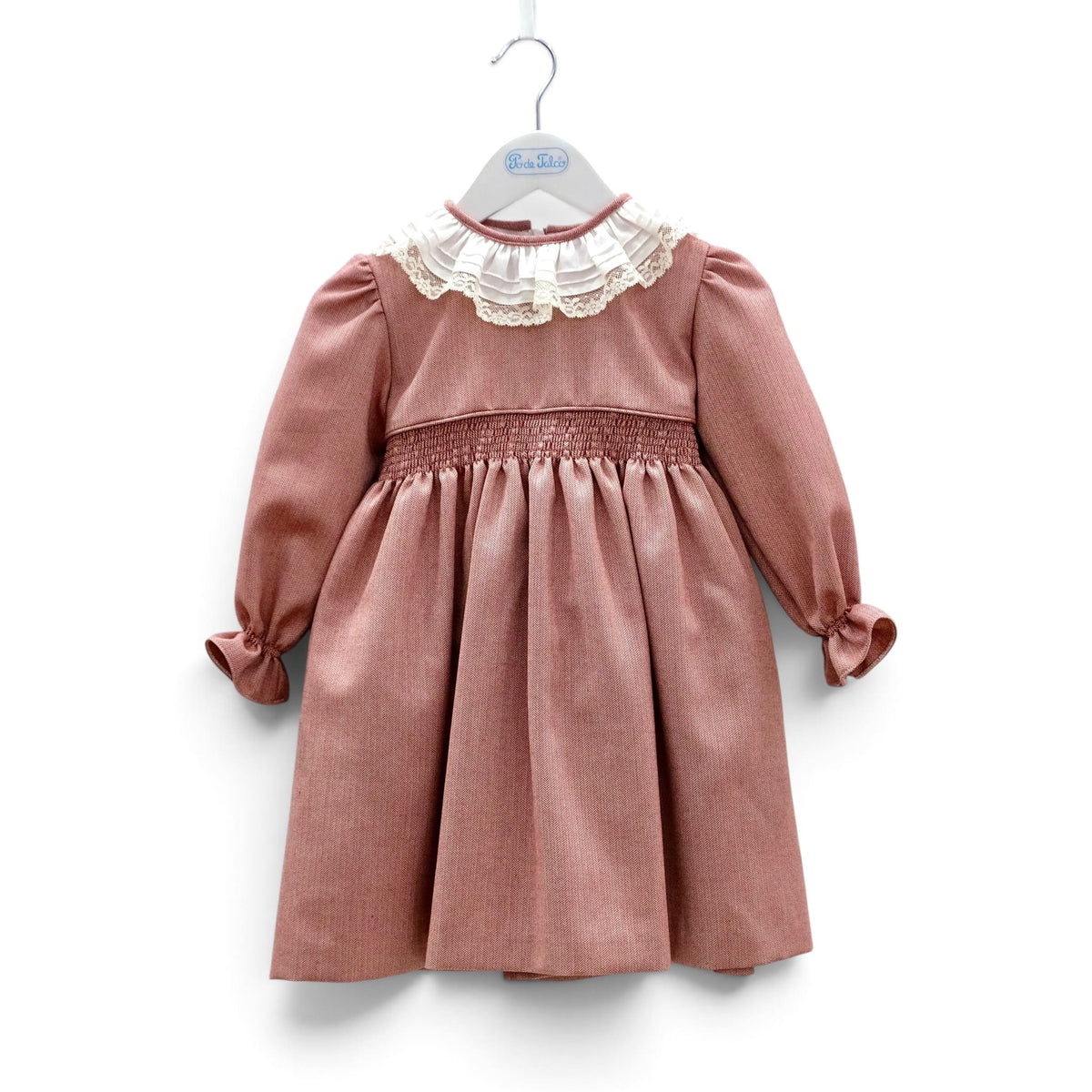 Vestido smokes espinhado