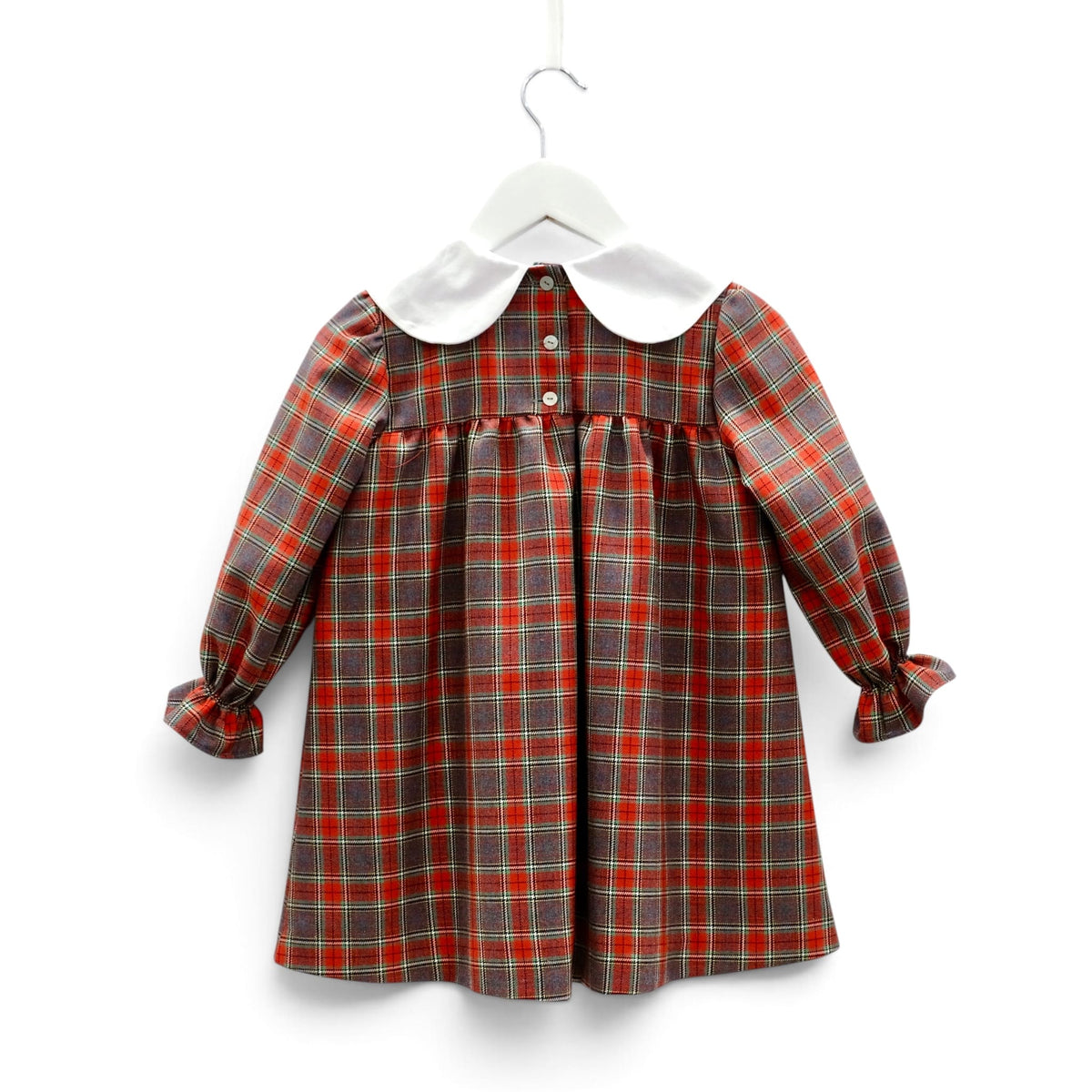 Vestido gola quadrado