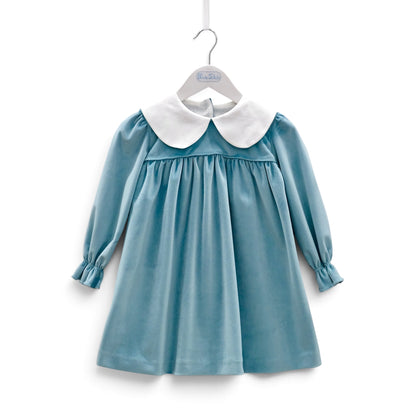 Vestido gola veludo