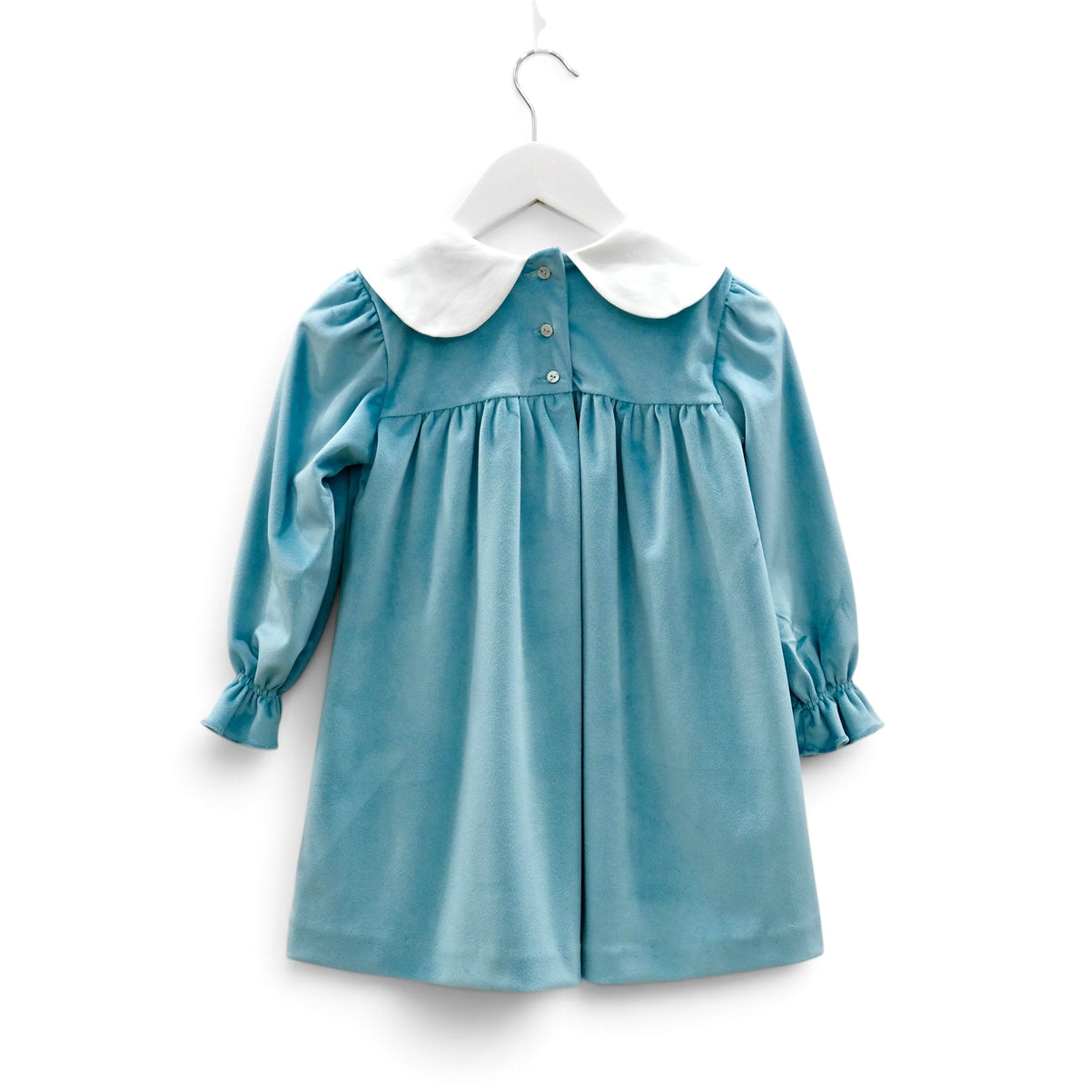 Vestido gola veludo