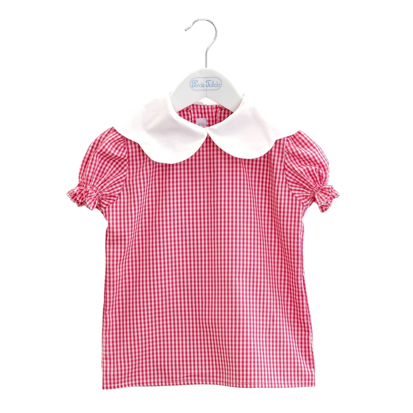 Blusa menina quadradinho