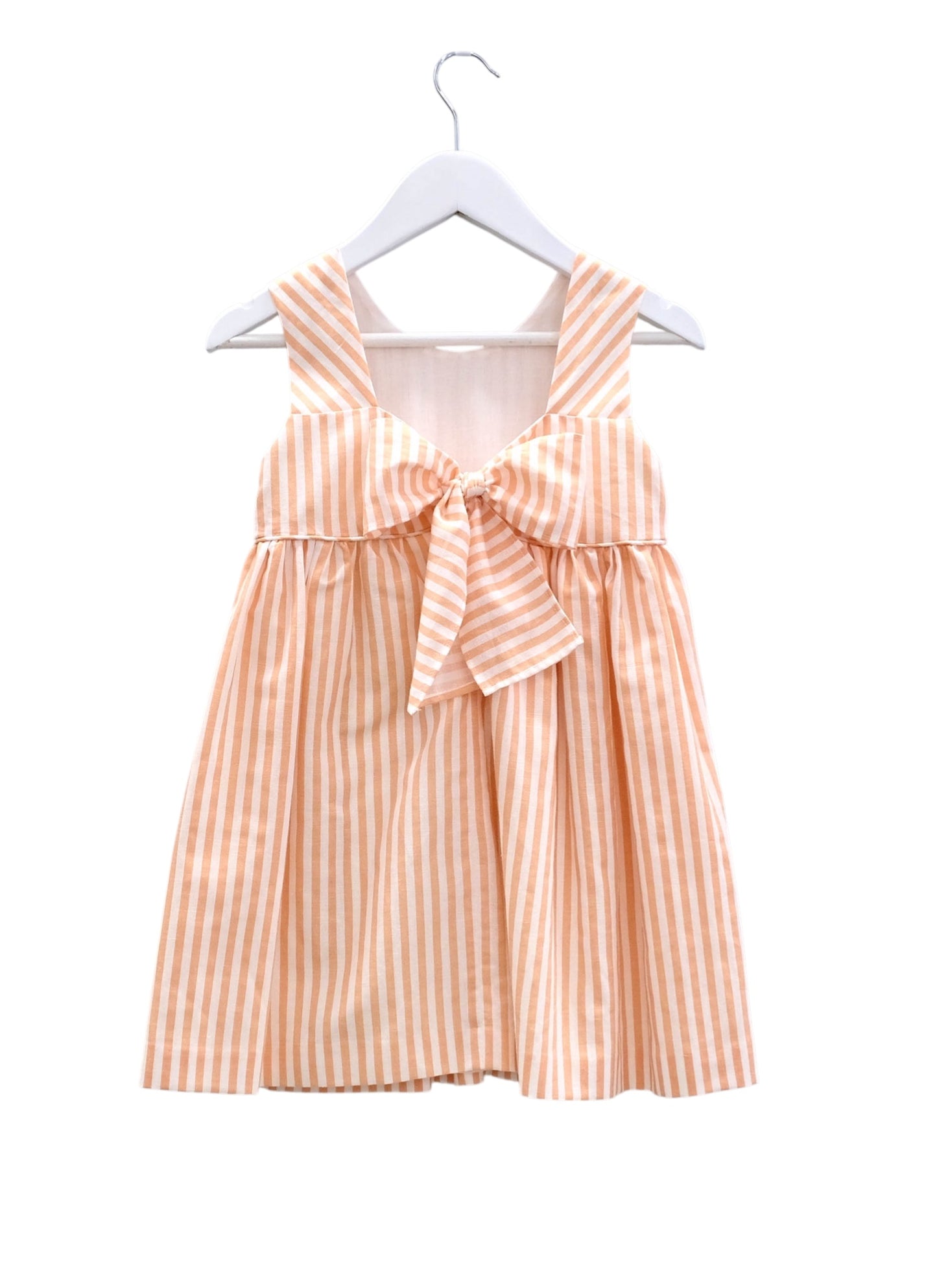 Vestido linho risca