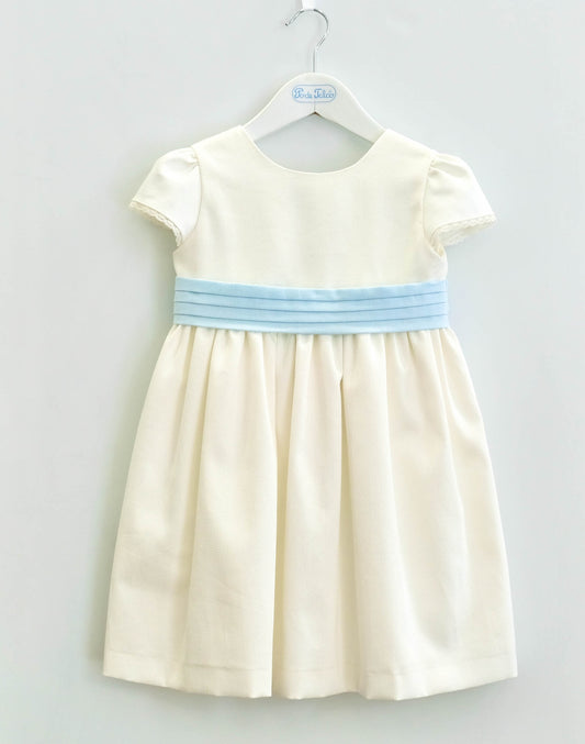 Vestido piquet renda