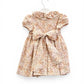 Vestido linho smokes florzinha