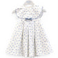 Vestido bolinha laço