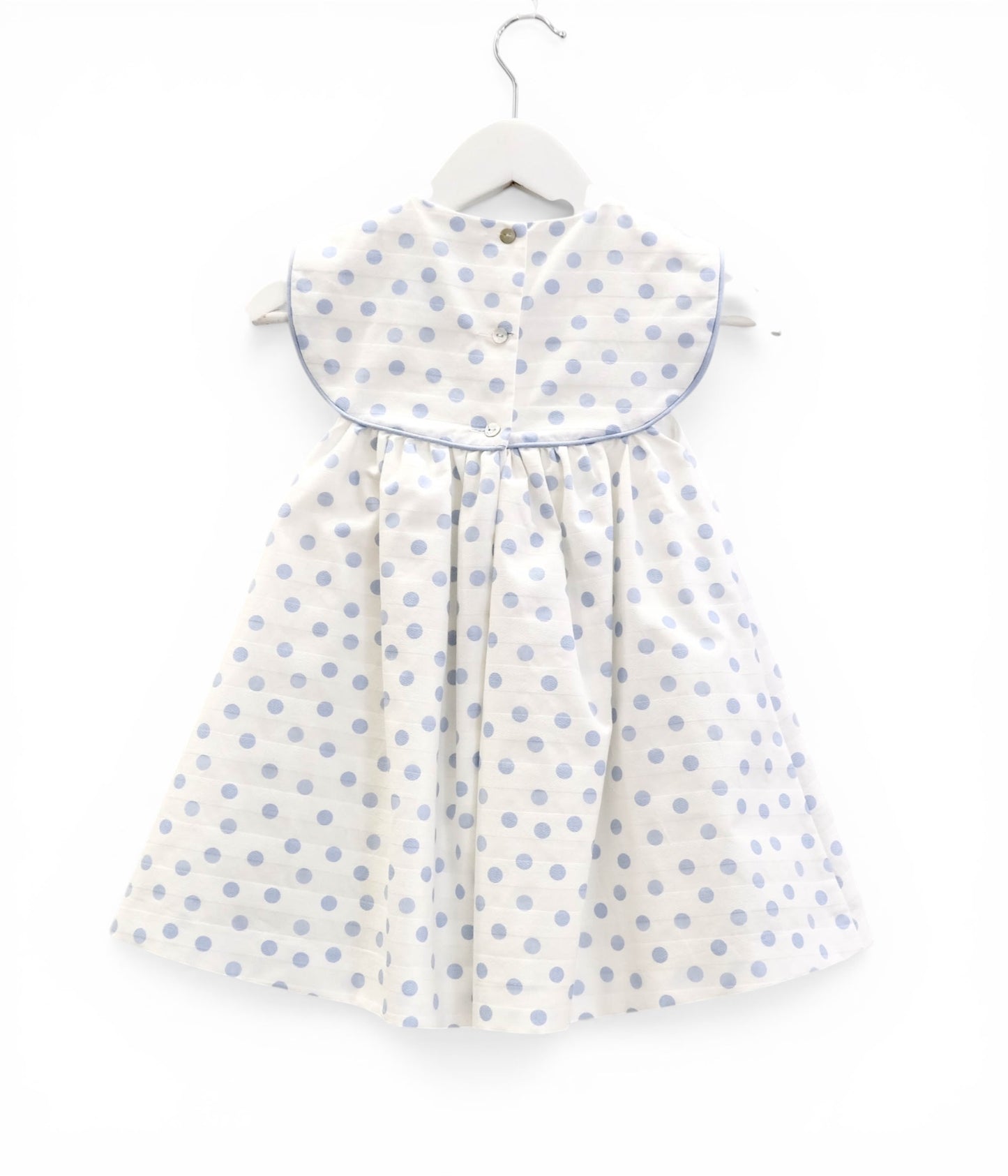 Vestido bolinha laço