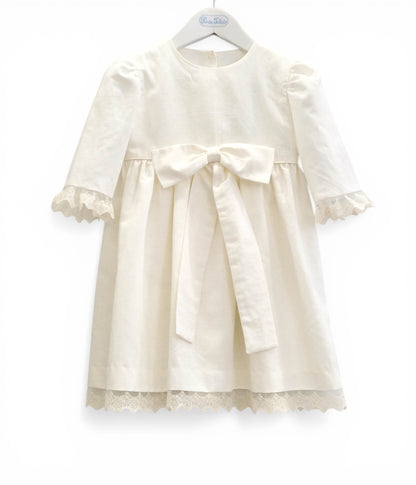Vestido renda laço