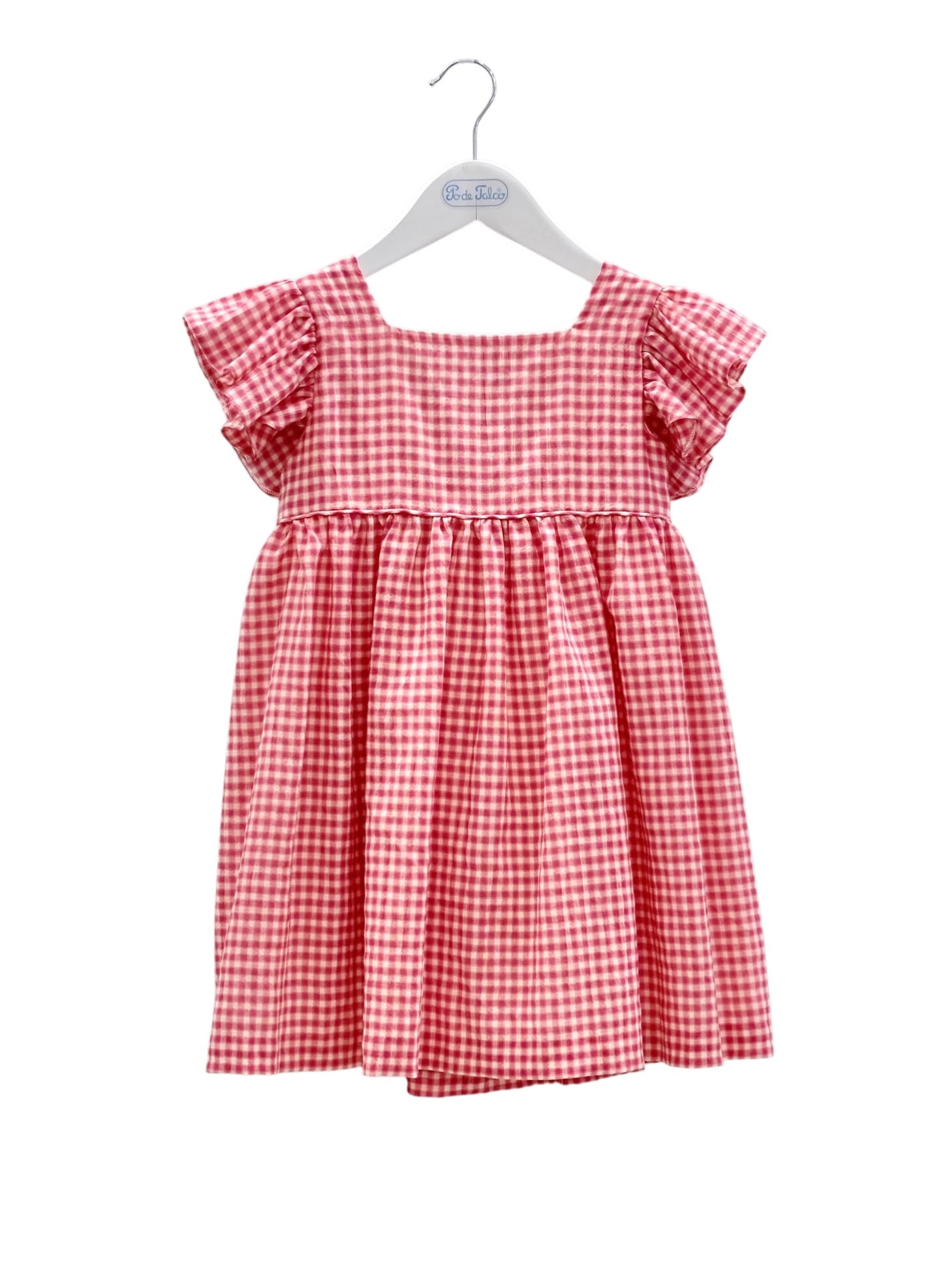 Vestido folho quadrados