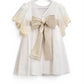 Vestido linho renda machos