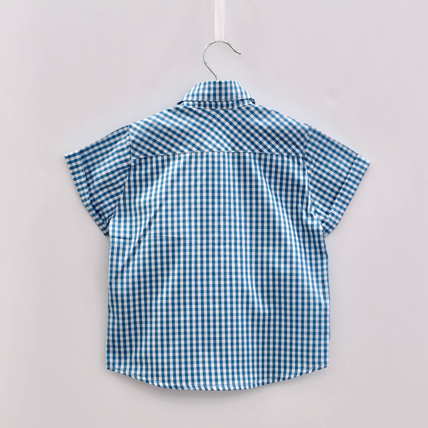 Camisa rapaz quadrados