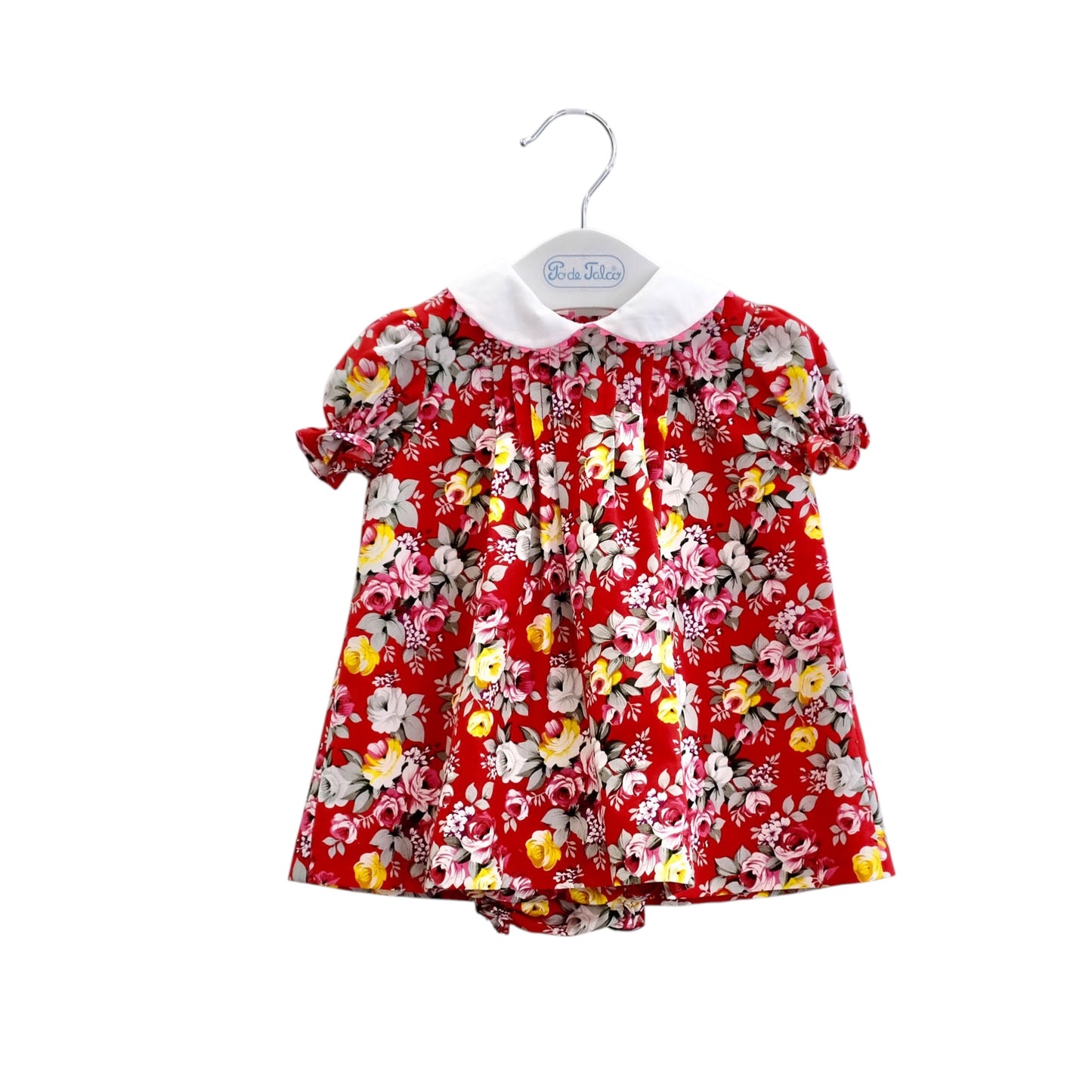 Vestido preguinhas flor