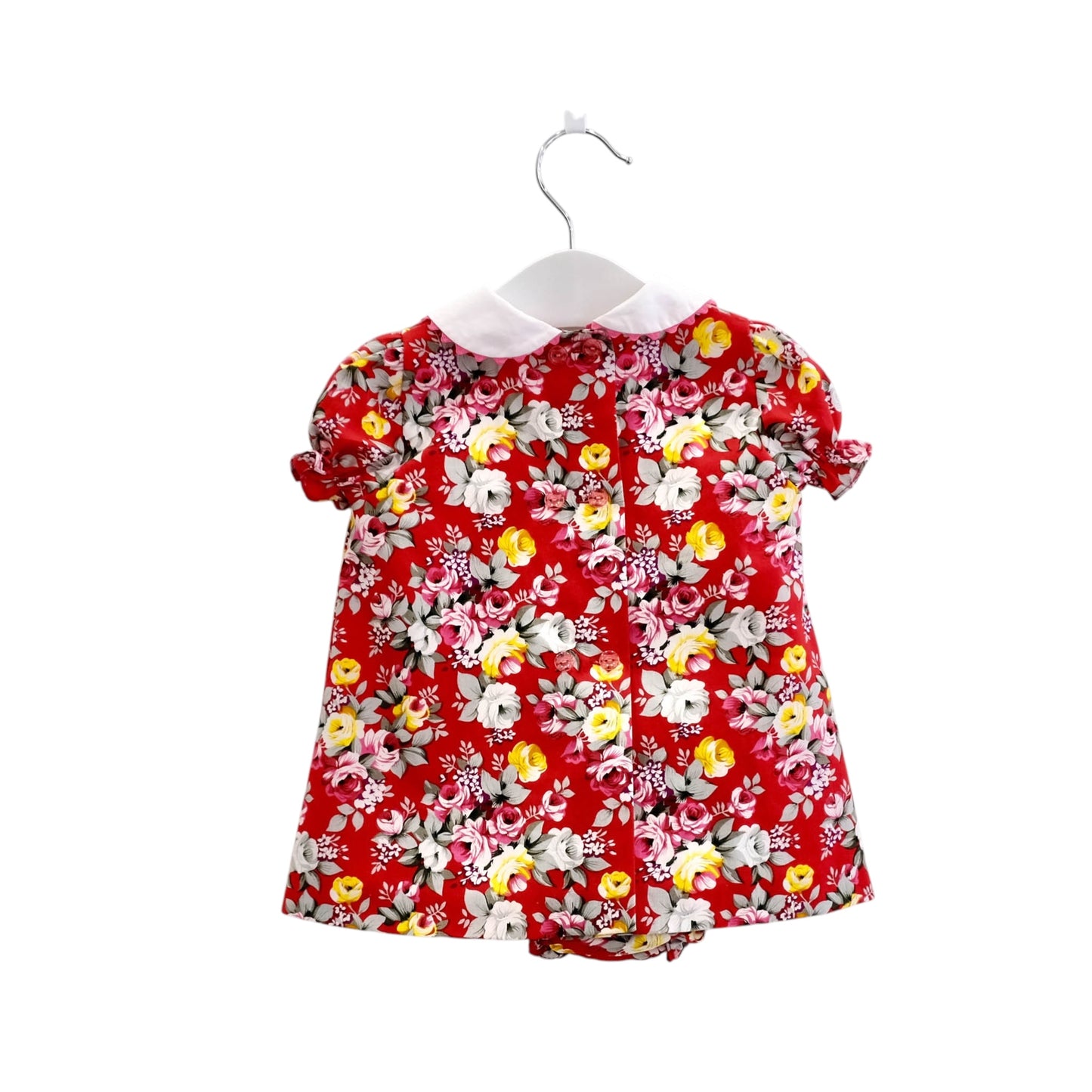 Vestido preguinhas flor