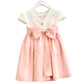 Vestido linho renda