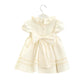 Vestido linho renda ajour