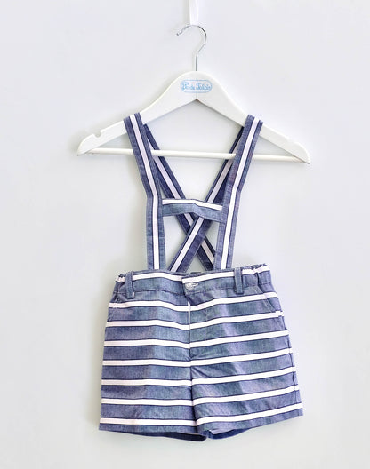 Calção rapaz risca larga