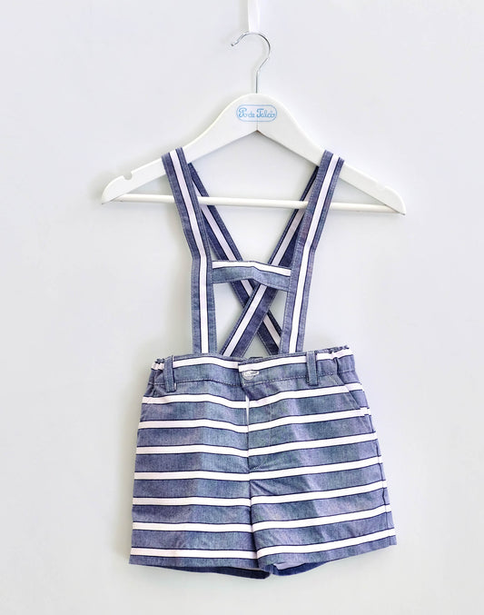 Calção rapaz risca larga