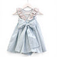 Vestido bico risca