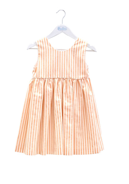 Vestido linho risca